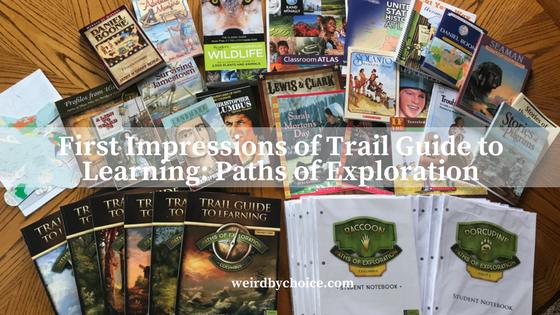 First Impressions of Trail Guide to Learning: Paths of Exploration Curriculum