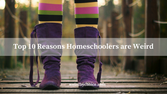 Top 10 Reasons Homeschoolers are Weird